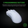 RAZER DeathAdder Essential blanche - Souris gaming filaire - forme ergonomique, 5 boutons programmables, 6400 DPI