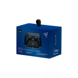 RAZER Quick Charging Stand pour Manette PS5 - Charge Rapide - Alimentation par USB - Midnight Black