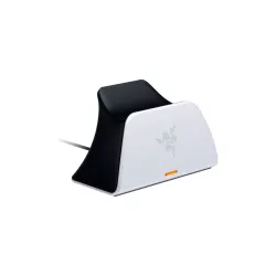 RAZER Quick Charging Stand pour Manette PS5 - Charge Rapide - Alimentation par USB - Blanc
