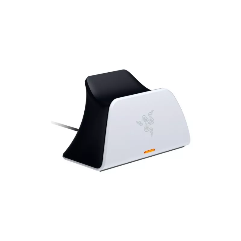 RAZER Quick Charging Stand pour Manette PS5 - Charge Rapide - Alimentation par USB - Blanc