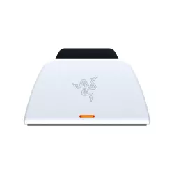 RAZER Quick Charging Stand pour Manette PS5 - Charge Rapide - Alimentation par USB - Blanc