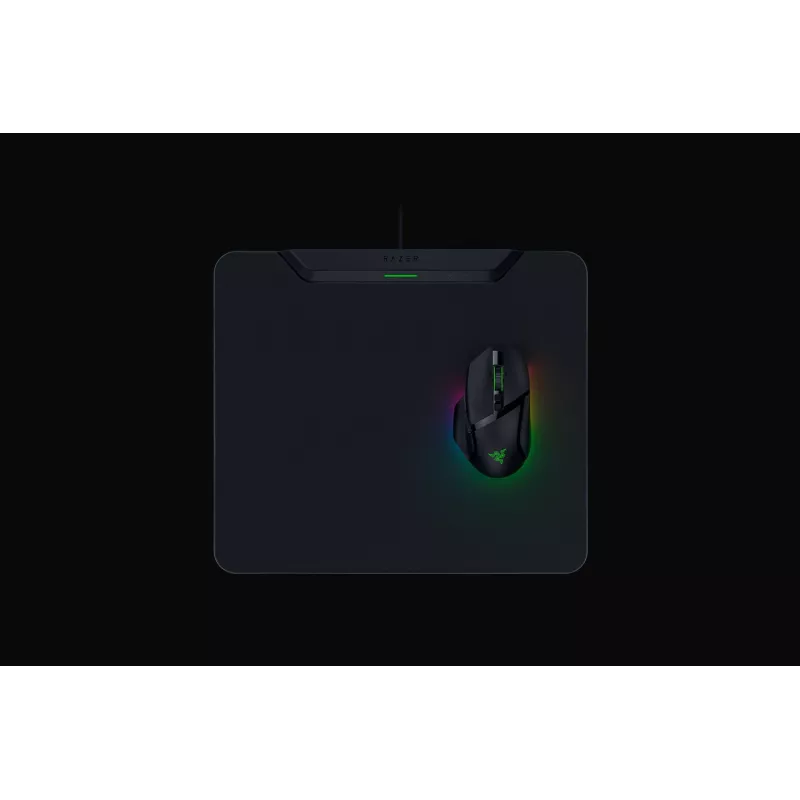 Razer HyperFlux V2 Hard Edition - Tapis de Souris chargement sans fil - 360x310x13mm