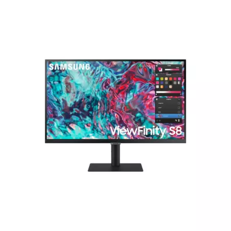Ecran 27'' Samsung ViewFinity S80TB 3840x2160 IPS 5ms 350cd/m2 60Hz 2xThunderbolt 4 (1x90W) 3xUSB 3.0 1x LAN 1x HDMI 2.0 Pied…