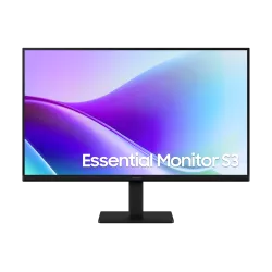 ECRAN 27" Samsung Essential Monitor S3 S32GF 1920x1080 IPS 16:9 120Hz 250cd/m² 1000:1 5ms 2xHDMI Ecran Inclinable Design Fin /…