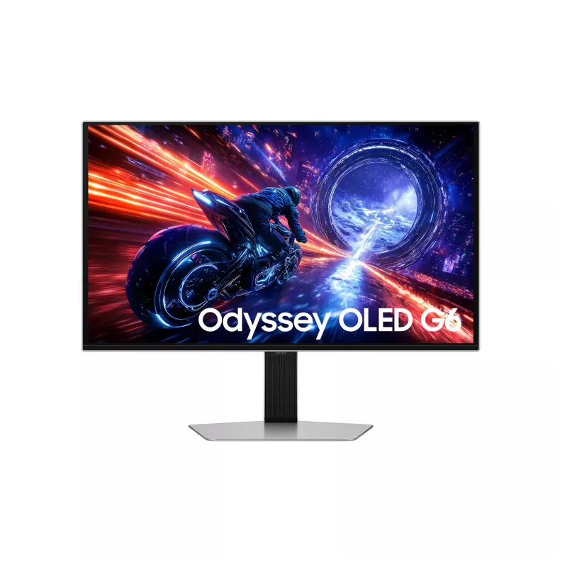 Ecran 27'' Samsung Gaming ODYSSEY G6 - G60SF Noir OLED 2560x1440 16:9 500Hz 0.03ms 300cd/㎡ 2xHDMI DP Pied HAS réglab incli…