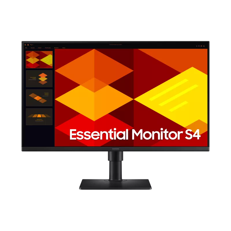 ECRAN 27 Samsung S40GD Noir 1920x1080 IPS 16:9 5ms 250cd/m² 100Hz 2xHDMI 2xUSB DisplayPort Haut-parleurs 1W Pied Inclinable…