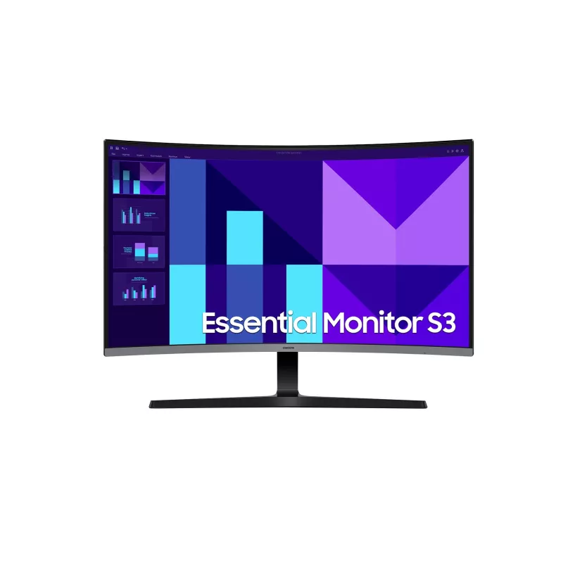 ECRAN 32 SAMSUNG S32D392G Noir 1920x1080 VA 16:9 4ms 250cd/m² 100Hz Incurvé 1500R HDMI D-Sub Casque Pied inclinable