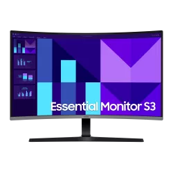 ECRAN 32 SAMSUNG S32D396G Noir 1920x1080 VA 16:9 3000:1 4ms 250cd/m² 100Hz Incurvé 1500R Haut parleurs HDMI Mode…