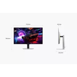 Ecran 32'' Samsung Gaming ODYSSEY G8 Noir OLED 240Hz 0.03ms 3840X2160 260cd/m² 2xHDMI DP 3xUSB Casque Pied réglable hauteur…