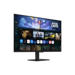 Ecran 32 SAMSUNG Smart Monitor M5 Noir 1920x1080 IPS 16:9 4ms 250cd/m² 3000:1 2xHDMI 2xUSB Pied Inclinable LS32FM500EUXEN"