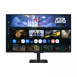 Ecran 32 SAMSUNG Smart Monitor M5 Noir 1920x1080 IPS 16:9 4ms 250cd/m² 3000:1 2xHDMI 2xUSB Pied Inclinable LS32FM500EUXEN"