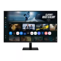 ECRAN 32" SAMSUNG Smart Monitor M7 Noir 3840x2160 VA 4ms 300cd/m² 3000:1 Haut parleurs 2xHDMI 1XUSB-C 3xUSB Pied Inclinable…