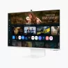 ECRAN 32 SAMSUNG Smart Monitor M8 Blanc 3840x2160 VA 4ms 400cd/m² 3000:1 Haut parleurs 2xHDMI 1XUSB-C 2xUSB Caméra 4K Pied…