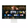 ECRAN 32 SAMSUNG Smart Monitor M8 Blanc 3840x2160 VA 4ms 400cd/m² 3000:1 Haut parleurs 2xHDMI 1XUSB-C 2xUSB Caméra 4K Pied…