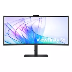 ECRAN 34'' SAMSUNG ViewFinity S65UV Noir WQHD 21:9 VA 350 cd/m2 5ms 100Hz 1xHDMI 1x USC-C 2xUSB 1xVGA 1xLAN Incurvé 1000R…