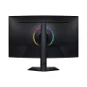 Ecran 37'' Samsung Gaming ODYSSEY G7 - G75F Noir VA 3860x2160 16:9 Incurvé 1000R 165Hz 1ms 280 cd/㎡ 2xHDMI DP Pied réglab haut…