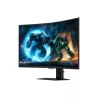 Ecran 37'' Samsung Gaming ODYSSEY G7 - G75F Noir VA 3860x2160 16:9 Incurvé 1000R 165Hz 1ms 280 cd/㎡ 2xHDMI DP Pied réglab haut…