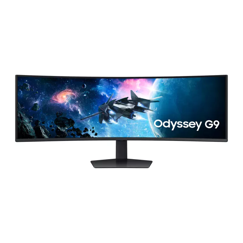 Ecran 49'' Samsung Gaming Odyssey G9 Noir 240Hz 1ms 5120x1440 VA Incurvé 1000R 32:9 450cd/m² DP 2xHDMI 2xUSB 3.0 Pied régl…