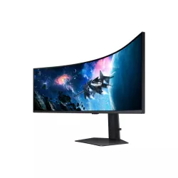 Ecran 49'' Samsung Gaming Odyssey G9 Noir 240Hz 1ms 5120x1440 VA Incurvé 1000R 32:9 450cd/m² DP 2xHDMI 2xUSB 3.0 Pied régl…