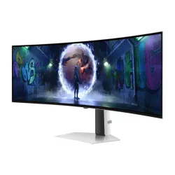 Ecran 49'' Samsung Gaming Odyssey OLED G9-G93SD Gris 240Hz 0.03ms 5120x1440 Incurvé 1800R 250cd/m² 2xUSB HUB HDMI Micro HDMI…