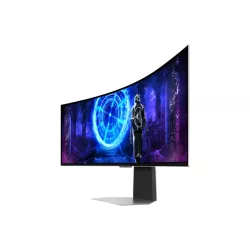 Ecran 49'' Samsung Gaming Odyssey OLED G9-G95SD Gris 240Hz 0.03ms 5120x1440 Incurvé 1800R 250cd/m² HDMI Micro HDMI DP HPs Pied…