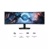 Ecran 49'' Samsung Gaming Odyssey OLED G9 - G91F 49'' 32:9 0.03ms 144Hz 5120x1440 Incurvé 1000R 250cd/m² HDMI DP Noir