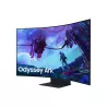ECRAN 55'' SAMSUNG Gaming Odyssey Ark 3840x2160 VA Incurvé 1000R 1ms 600 cd/m² 3xHDMI 1xDP 2xUSB-A 1xLAN 4xHPs 165Hz Pied…