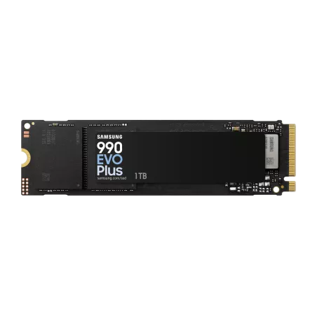 SSD SAMSUNG SERIE 990 EVO PLUS M.2 1To 2280 PCIe 4.0 x4 / 5.0 x2 NVMe 2.0 Lecture 7150Mo/s Ecriture 6300Mo/s MZ-V9S1T0BW