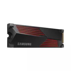 SSD SAMSUNG SERIE 990 PRO + dissipateur M.2 1To 2280 PCIe 4.0 x4 NVMe Lecture 7450Mo/s Ecriture 6900Mo/s MZ-V9P1T0GW