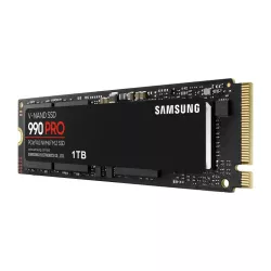 SSD SAMSUNG SERIE 990 PRO M.2 1To 2280 PCIe Gen 4.0 x4 NVMe 2.0 Lecture 7450Mo/s Ecriture 6900Mo/s MZ-V9P1T0BW