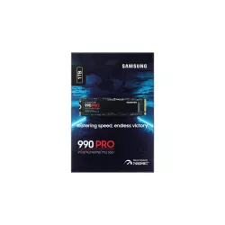 SSD SAMSUNG SERIE 990 PRO M.2 1To 2280 PCIe Gen 4.0 x4 NVMe 2.0 Lecture 7450Mo/s Ecriture 6900Mo/s MZ-V9P1T0BW