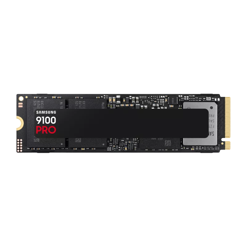 SSD SAMSUNG SERIE 9100 PRO M.2 2To 2280 PCIe 5.0 x 4 NVMe 2.0 Lecture 14700 Mo/s Ecriture 13400 Mo/s MZ-VAP2T0BW