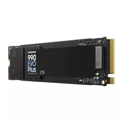 SSD SAMSUNG SERIE 990 EVO PLUS M.2 2To 2280 PCIe 4.0 x4 / 5.0 x2 NVMe 2.0 Lecture 7150Mo/s Ecriture 6300Mo/s MZ-V9S2T0BW