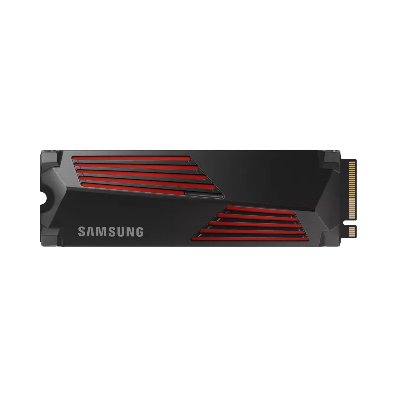 SSD SAMSUNG SERIE 990 PRO + dissipateur M.2 2To 2280 PCIe 4.0 x4 NVMe Lecture 7450Mo/s Ecriture 6900Mo/s MZ-V9P2T0GW