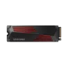 SSD SAMSUNG SERIE 990 PRO + dissipateur M.2 2To 2280 PCIe 4.0 x4 NVMe Lecture 7450Mo/s Ecriture 6900Mo/s MZ-V9P2T0GW
