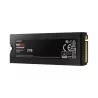 SSD SAMSUNG SERIE 990 PRO + dissipateur M.2 2To 2280 PCIe 4.0 x4 NVMe Lecture 7450Mo/s Ecriture 6900Mo/s MZ-V9P2T0GW