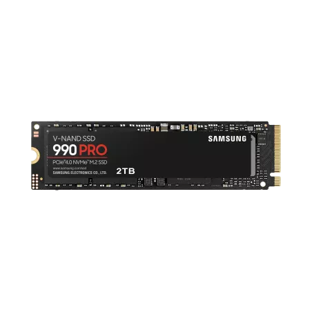SSD SAMSUNG SERIE 990 PRO M.2 2To 2280 PCIe Gen 4.0 x4 NVMe 2.0 Lecture 7450Mo/s Ecriture 6900Mo/s MZ-V9P2T0BW