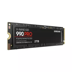 SSD SAMSUNG SERIE 990 PRO M.2 2To 2280 PCIe Gen 4.0 x4 NVMe 2.0 Lecture 7450Mo/s Ecriture 6900Mo/s MZ-V9P2T0BW
