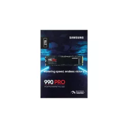 SSD SAMSUNG SERIE 990 PRO M.2 2To 2280 PCIe Gen 4.0 x4 NVMe 2.0 Lecture 7450Mo/s Ecriture 6900Mo/s MZ-V9P2T0BW