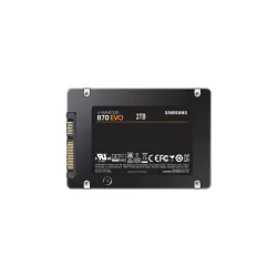 SSD SAMSUNG Serie 870 EVO 2,5 pouce 2TO S-ATA-6.0Gbps Lecture 560 Mo/s Ecriture 530 Mo/s MZ-77E2T0B/EU