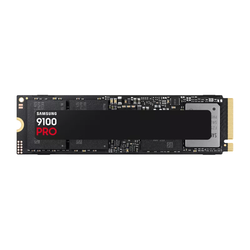 SSD SAMSUNG SERIE 9100 PRO M.2 4To 2280 PCIe 5.0 x 4 NVMe 2.0 Lecture 14800 Mo/s Ecriture 13400 Mo/s MZ-VAP4T0BW