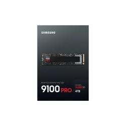 SSD SAMSUNG SERIE 9100 PRO M.2 4To 2280 PCIe 5.0 x 4 NVMe 2.0 Lecture 14800 Mo/s Ecriture 13400 Mo/s MZ-VAP4T0BW