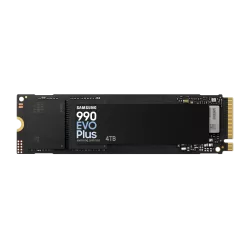 SSD SAMSUNG SERIE 990 EVO PLUS M.2 4To 2280 PCIe 4.0 x4 / 5.0 x2 NVMe 2.0 Lecture 7150Mo/s Ecriture 6300Mo/s MZ-V9S4T0BW