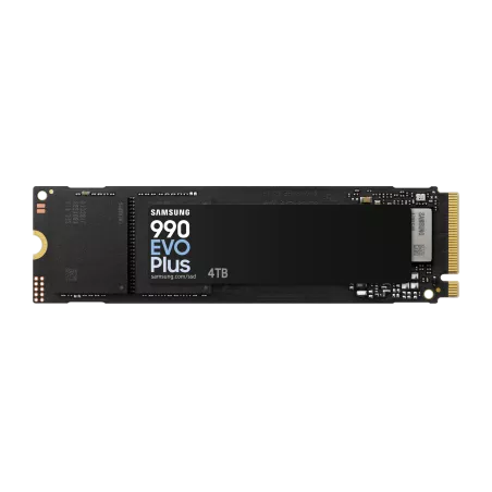 SSD SAMSUNG SERIE 990 EVO PLUS M.2 4To 2280 PCIe 4.0 x4 / 5.0 x2 NVMe 2.0 Lecture 7150Mo/s Ecriture 6300Mo/s MZ-V9S4T0BW