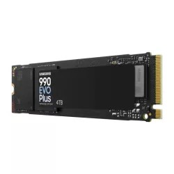 SSD SAMSUNG SERIE 990 EVO PLUS M.2 4To 2280 PCIe 4.0 x4 / 5.0 x2 NVMe 2.0 Lecture 7150Mo/s Ecriture 6300Mo/s MZ-V9S4T0BW