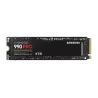 SSD SAMSUNG SERIE 990 PRO M.2 4To 2280 PCIe Gen 4.0 x4 NVMe 2.0 Lecture 7450Mo/s Ecriture 6900Mo/s MZ-V9P4T0BW