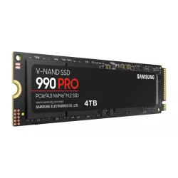 SSD SAMSUNG SERIE 990 PRO M.2 4To 2280 PCIe Gen 4.0 x4 NVMe 2.0 Lecture 7450Mo/s Ecriture 6900Mo/s MZ-V9P4T0BW