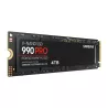 SSD SAMSUNG SERIE 990 PRO M.2 4To 2280 PCIe Gen 4.0 x4 NVMe 2.0 Lecture 7450Mo/s Ecriture 6900Mo/s MZ-V9P4T0BW
