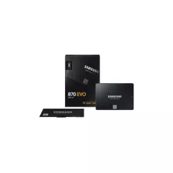 SSD SAMSUNG Serie 870 EVO 2,5 pouce 4TO S-ATA-6.0Gbps Lecture 560 Mo/s Ecriture 530 Mo/s MZ-77E4T0B/EU