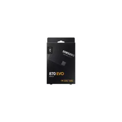 SSD SAMSUNG Serie 870 EVO 2,5 pouce 4TO S-ATA-6.0Gbps Lecture 560 Mo/s Ecriture 530 Mo/s MZ-77E4T0B/EU